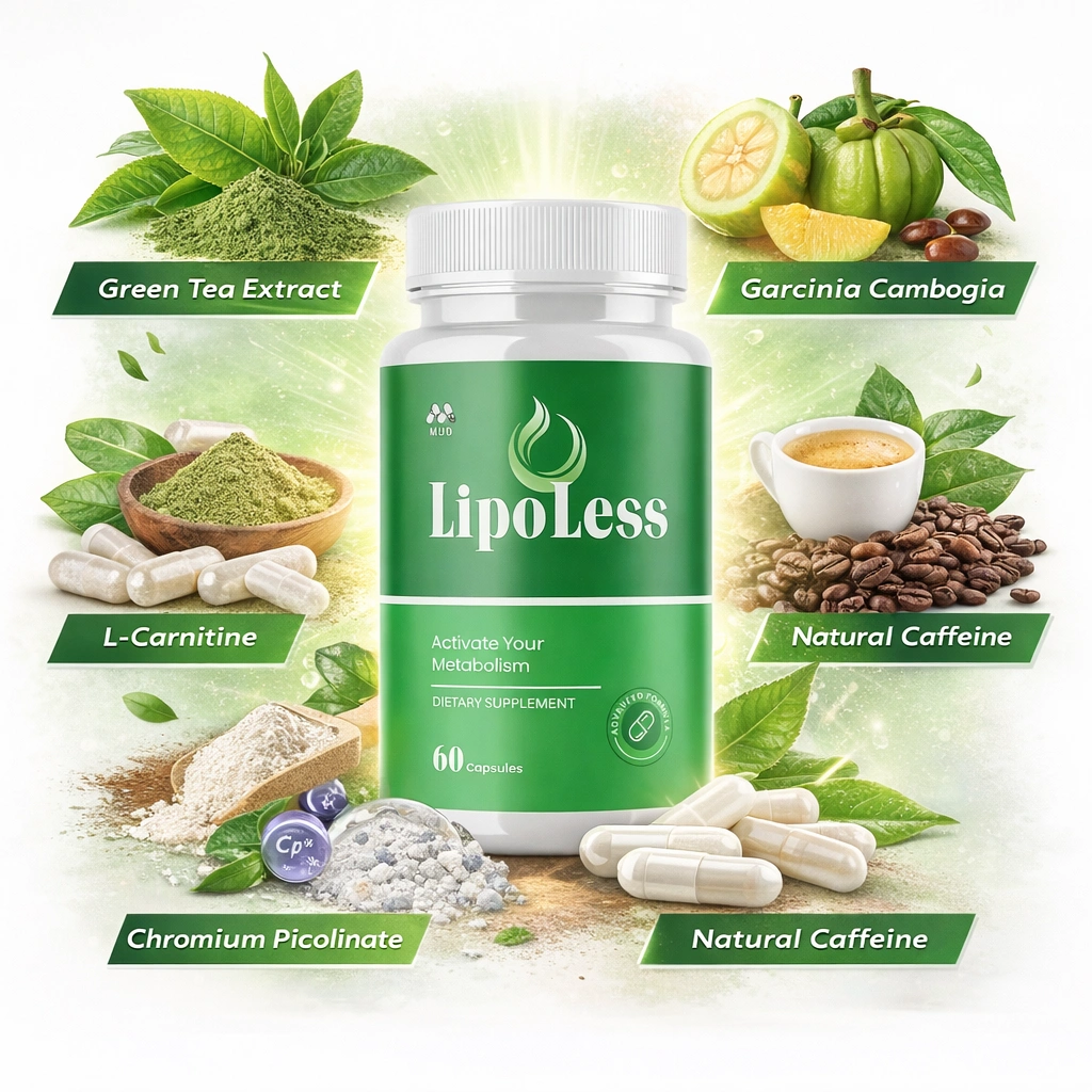 Lipoless Weight Loss Supplement Bottles